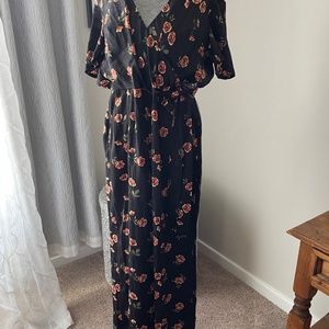 Forever 21 Jumpsuit, wide leg, surplice top. Size M.